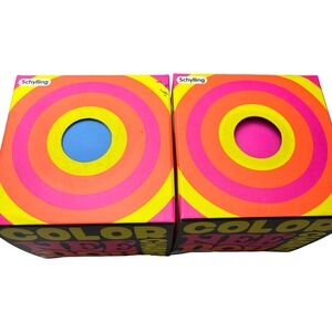 Needoh Schylling Color Change Groovy Glob Stress Ball Fidget Toy Blue and Pink